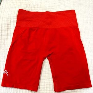 Spicy Red Oner Active Effortless Cycling Shorts in size Small